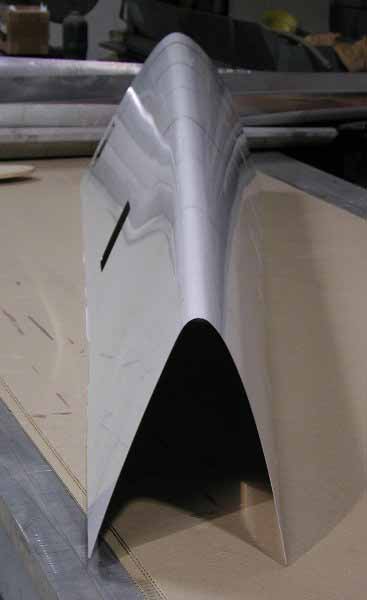 Swift one-piece wing leading edge.